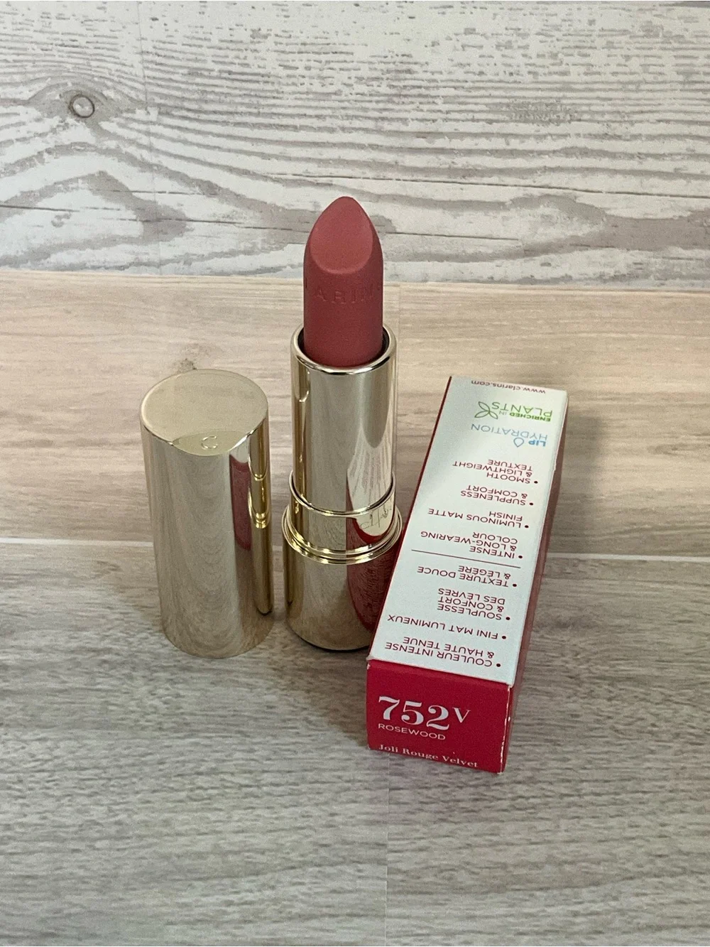 Clarins Joli Rouge Velvet Lipstick 752V - new in box